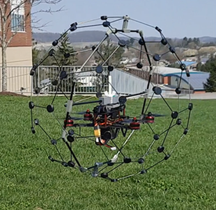 Caged drone